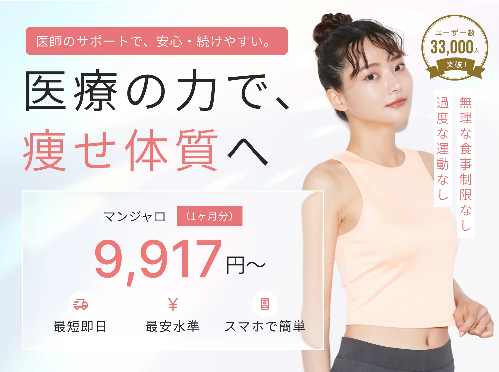 メディカルダイエット — 医療の力で、痩せ体質へ