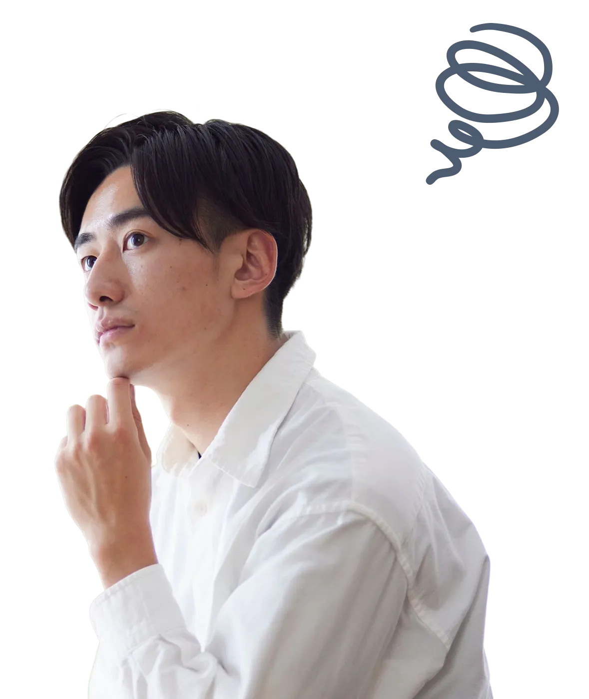 薄毛に悩む男性